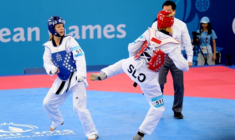 Azerbaijani taekwondo fighter entered semifinals